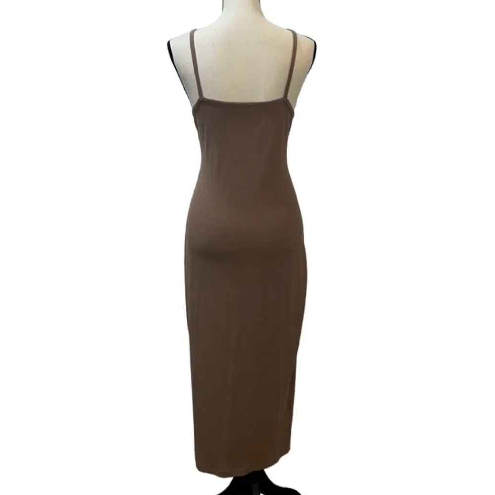 FTF Ribbed Knit Midi Dress & Cardigan Set - Picture 11 of 16